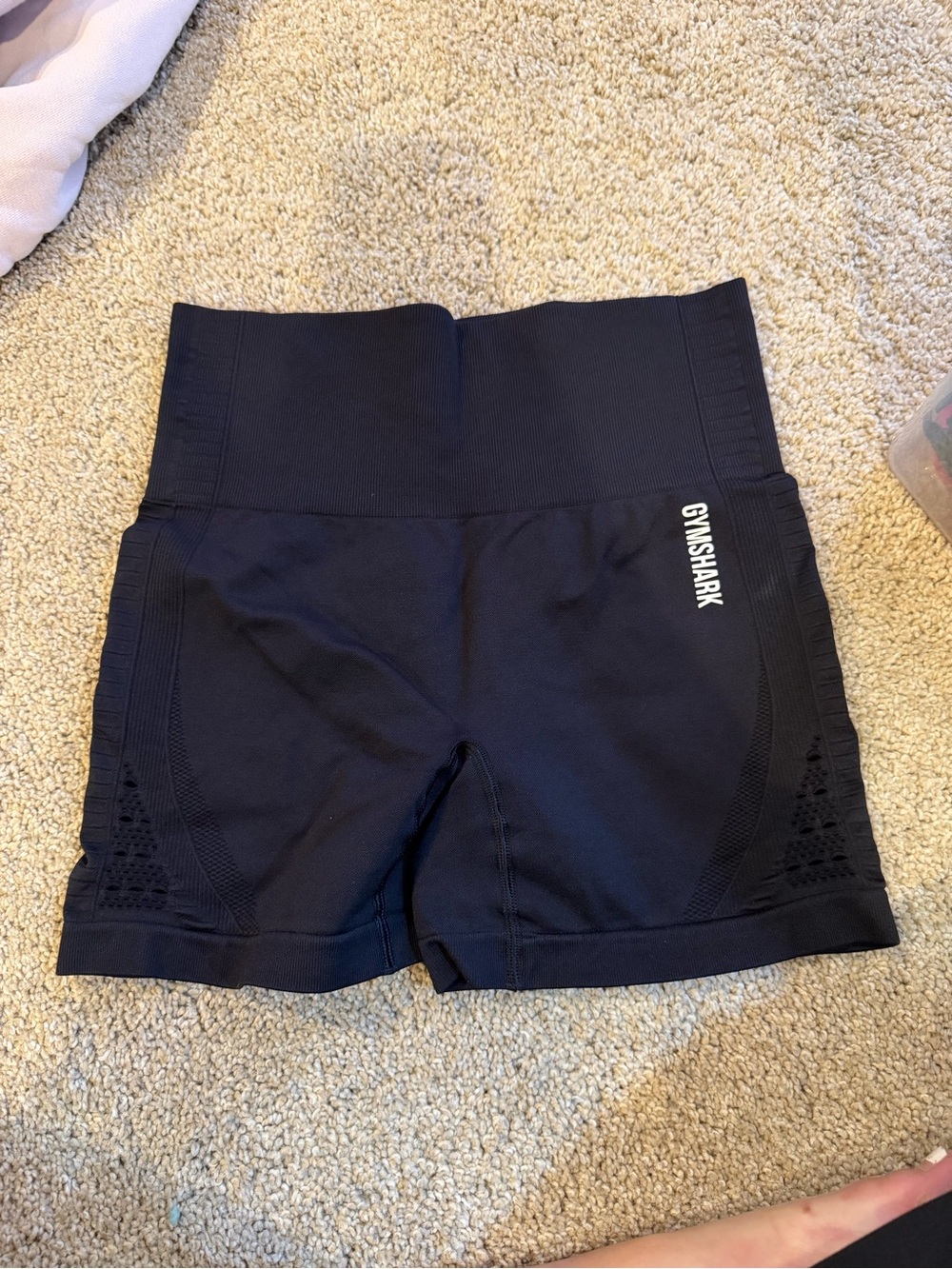 Gymshark Black High-Waist Seamless Bike Shorts